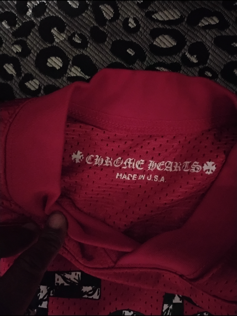 Chrome Hearts Red TEAM Graphic Jersey - Picture 5 of 5
